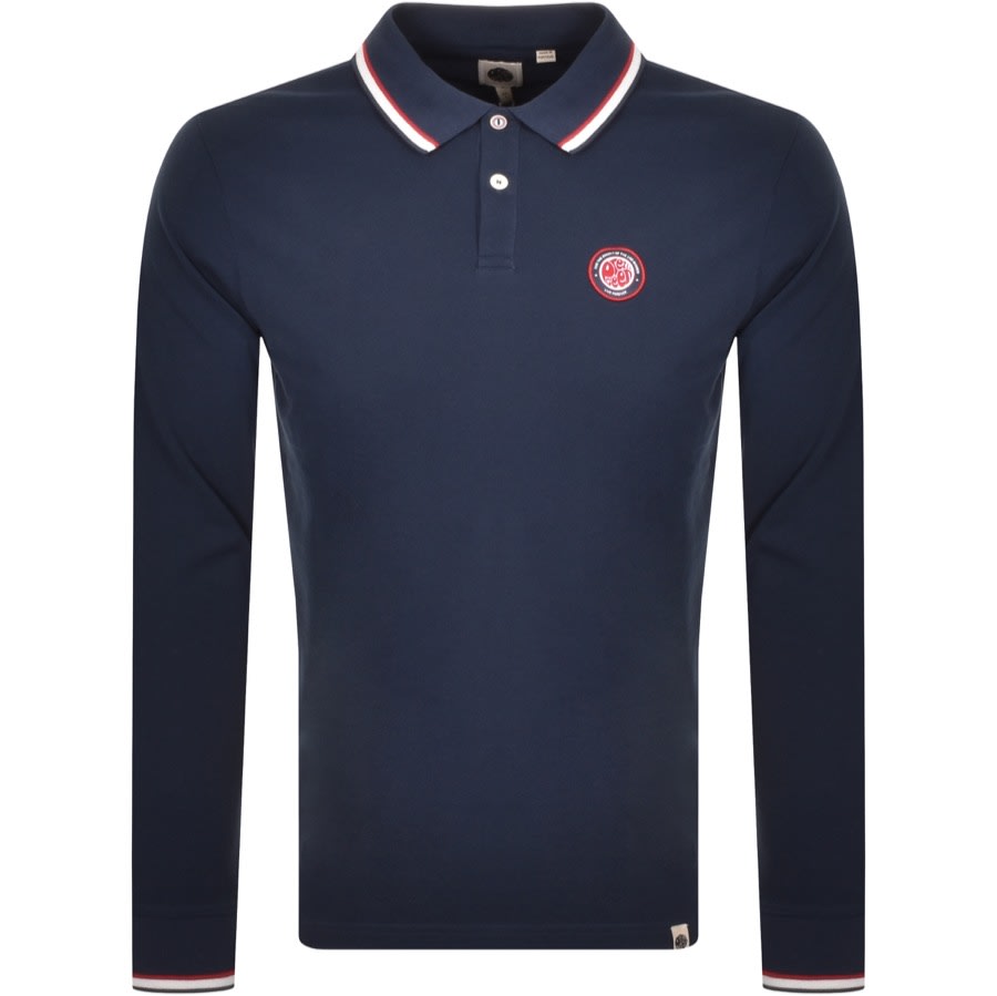 Alternative Image for ProductPretty Green Like Minded Logo Polo T Shirt Navy1